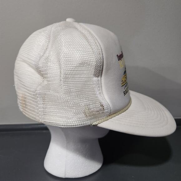 VTG 90s Daytona Beach NASCAR Racing 1999 Trucker Mesh Snapback Hat Cap - Picture 7 of 15